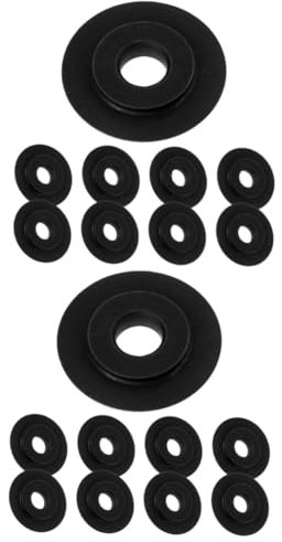 DIYEAH 2 Set Lama Tagliatubi Tubo Tagliato Taglio Rotella Per Tagliatubi Ruota Cutter Tubazione Rotella Per Tagliacadute Espansore Del Tubo Nero Acciaio 8 Pezzi*2
