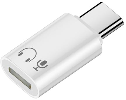 HUANGING Adaptateur Lightning vers USB C Musique pour Téléphone 15/16 Transfert de Données Rapide Type C Mâle vers Femelle Lightn Écouteurs Convertisseurs