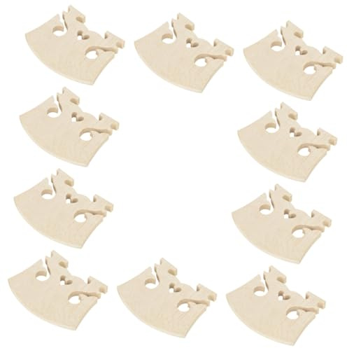 Baluue de Violín de Madera de Arce 10 en Forma Portátiles y Fáciles de Llevar, Ideales para Prácticas y Presentaciones Musicales