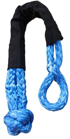 YIXANNX Corde de remorquage Polyvalente à Manille Souple pour Le remorquage de Bateaux et de véhicules Nautiques (Bleue)