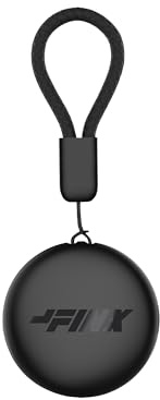 FINX Tag Smart Tracker GPS Bluetooth, Localizzatore Smart Tag Compatibile Dov'è e Funzioni Trova, Tracker per Chiavi Borse Bagagli Auto Bambini, Anti Smarrimento (Nero - 1Pack)