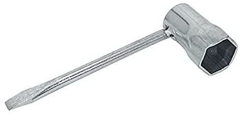 cyclingcolors Clé à Bougie avec Tournevis Moto Scooter mobylette Clef Tondeuse Tracteur motoculteur débroussailleuse (21mm)