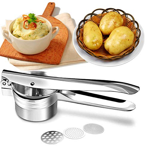 Stainless Steel Potato Ricer Potato Press Multifunctional Potato Masher Manual Fruit Juicer Fruit Vegetable Tools