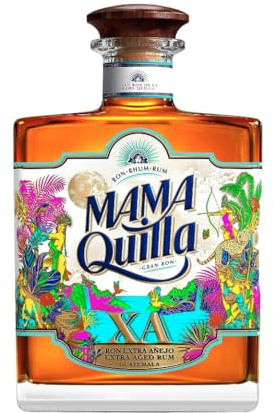 MAMA QUILLA - Rhum Vieux XA - Médaille d’or Rum & Cachaça Masters 2022 - 40 % Alcool - Origine : Guatemala - Bouteille de 70 cl