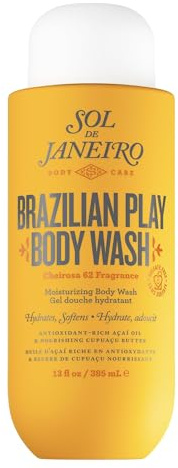 Sol de Janeiro Brazilian Play Moisturizing Shower Cream Gel Body Wash 385mL/13.0 fl oz.
