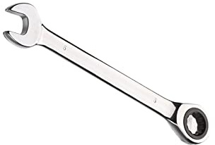 Vokenforu Llave de carraca de 6 mm, llave combinada de trinquete, llave inglesa de extremo abierto de acero al cromo vanadio endurecido, métrica