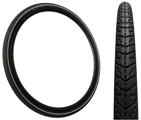 Baldys 700 x 38c Hybrid/Trekking Bike Slick Tyre 5mm Puncture Protection BLACK