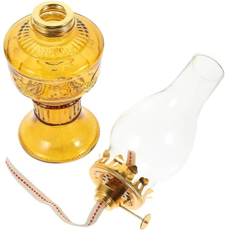 AOKWAWALIY Lampada a petrolio decorazione lampada da tavolo The Desk Lamp Lanterna Ornamento Riutilizzabile Lampada a Petrolio Ricaricabile Lampada a Petrolio Vintage Decorare Display Lampada a