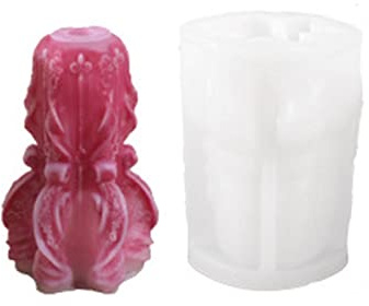Ddujbtp Moule 3D en forme de fleur de vigne antiadhésif, facile à démouler pour la fabrication de savon, plâtre, chocolat, résine époxy