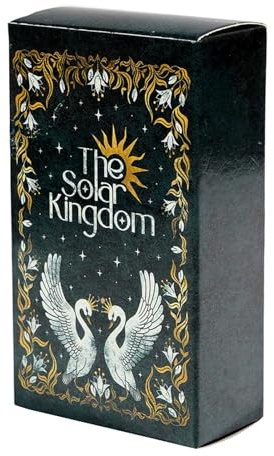 Tarot del Reino Solar, baraja de oráculo, Cartas Vibrantes, mazo psicológico, visión Futura, reflexión pasada, para Principiantes, baraja