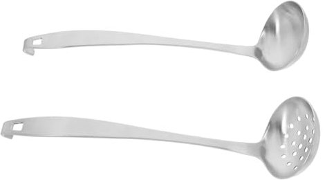 UTHCLO Elegante Set Di Cucchiai E Mestoli Forati in Acciaio Inossidabile Per Pentola Calda Per Zuppa Cinese E Uso in Cucina