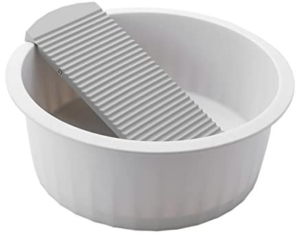 MUCKLILY Bacinella Lavaggio Asse Antiscivolo Per Lavaggio Mano Vestiti Ragazzo Ragazza Ragazza e Pulizia Viso