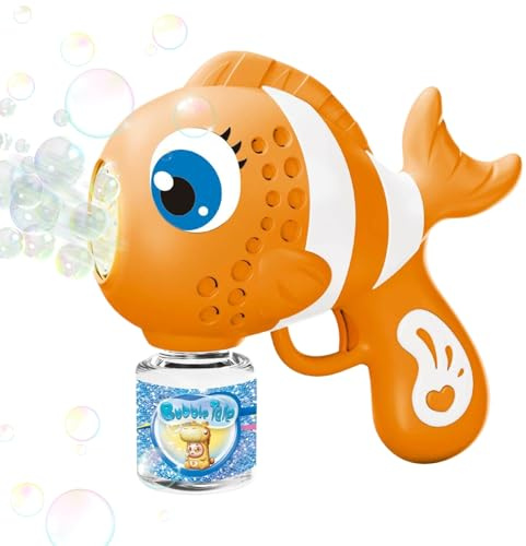 Utomhus Bubble Machine -Chit Tvål Bubble Machine | Automatisk Tvål Med Rolig Fiskdesign | Bärbar Och Slät Tvåldispenser, P-leksaker