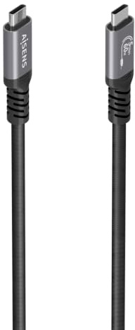 AISENS - A107-0991 - CABLE USB 3.2 GEN1 ALUMINIO 5GBPS 4K@60HZ 3A 60W E-MARK, TIPO USB-C/M-USB-C/M, 7.0M