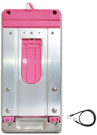 Qianly Carro Plegable Carro Manual Mini Remolque Compacto para Equipaje Carro de Mano con Ruedas Estructura Ligera y Plegable Adecuado para Compras Oficina, Rosa