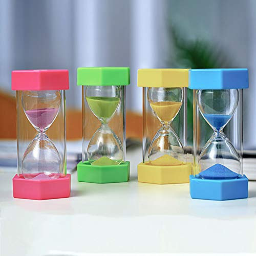 sanduhren Set für Kinder 1,3,5,10,15,30,45,60,min,Sanduhr deko - 8 Farben Mode Bunte