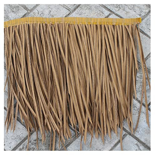 YYXDMFY Plastic Simulated thatch Artificial thatch for roof Decoration Durable Fake thatch Decorative Log House Pavilion Scenic Garden bar Simulation thatch Tile (Color : Color 4, Size : 0.5x2m)