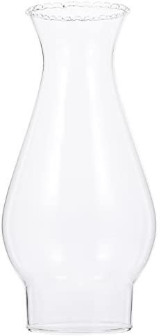 Luxshiny Öllampe Ersatzglas Petroleumlampe Öllampe Schornstein Petroleumlampenschirm Kreative Glaslampenabdeckung