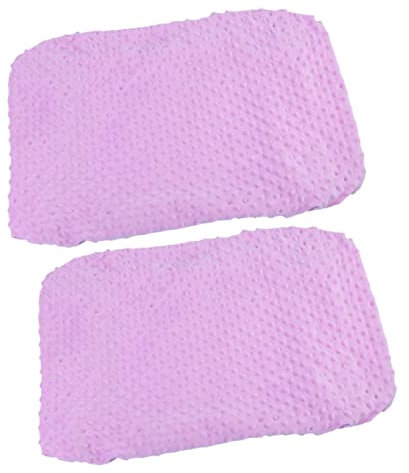 Kisangel 2 Stk Startseite Abdeckungen Für Wickelunterlagen Abdeckung Für Den Wickeltisch Wickelunterlagenbezug Wickelauflage Für Kinder Bettwäsche Vierteiliges Set Baby Violett Atmungsaktiv