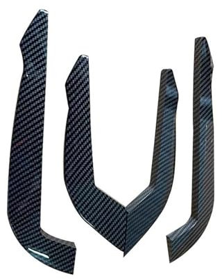 JCAKES Auto Frontspoiler Für F&ord Für Focus St/st-Linie MK4 2018-2021 Lip Fin Splitter Spoiler Canard Front Stoßstange Seite Klinge Trim Fender Frontsplitter Stoßstangenlippe (Farbe : 2)