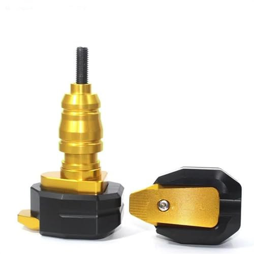 DZSJHGFDD Motorräder Sturzpads Für Kawasaki Für Z900RS 2017-2020 Motorrad Fallen Schutz Rahmen Slider Verkleidung Schutz Crash Pad Schutz Motorrad Motor Crash Sliders (Color : Gold)