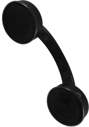 FOYTOKI Barra Negro Cómoda para y de para Personas de Plástico Antideslizante Apoyo Ventosa en Ducha Mayores Movilidad Reducida Baños y Escaleras