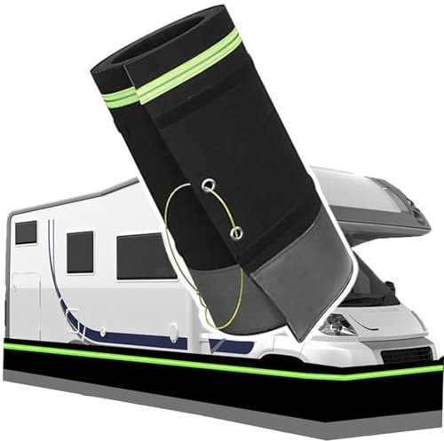 Battiscopa for camper, Battiscopa for camper for l'inverno, Installazione semplice for l'esterno di casa mobile, Altezza 80 cm, 52 piedi-98 piedi, for camper da viaggio(22m/72ft)