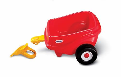 little tikes Cozy Coupe Trailer - Toy Trailer for Toddlers & Children, Encourages Creative Play, Suitable for Ages 3 to 10 Years, Red