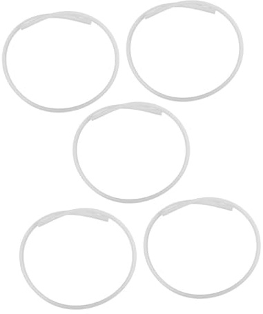 ANDRESLAD Ricariche Tergicristalli Auto in Silicone 5 Pezzi, Strisce Tergicristallo senza Cornice in Gomma per Sostituzione Inserti Finestra, Ricambi Resistenti per Pulizia in Tutte