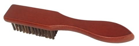 Beatifufu Bartbürste für Bartpflege und Weichen Nylonborsten für Männer mit Holzgriff Praktische Bürste und Styling im Friseursalon oder Hause
