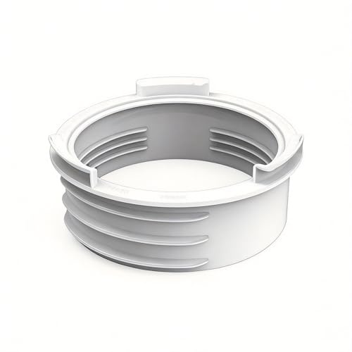 Air Conditioning Hose Extension for Portable Air Conditioner, Interchangeable Round Coupling with Threaded Fit to Enhance Airflow, White Connector for Home Cooling Setup 130mm/150mm