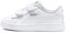PUMA Smash v2 L V Inf, Sneakers Unisex bebé, White White, 26 EU