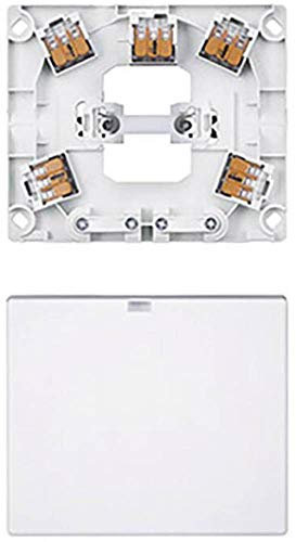 Schneider Electric Merten Herd- und Geräteanschlussdose, Unterputz, 2 Ausgänge, Steckklemmen, IP20, polarweiss, Artikelnummer MEG1010-9019