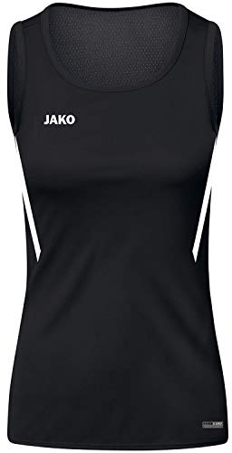 JAKO Damen Tanktop Challenge, Schwarz/Weiß, 38