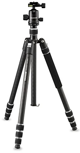 CULLMANN - 52349 - NANDO - 580MC RB8.5 - Stativ - Carbon - Reisestativ - Leichtgewicht - Schnellspanner - Kompakt - Schwarz - 186 cm