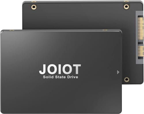 JOIOT SSD Interno 512GB Hard Disk Interno Fino a 500MB/s in Lettura 450MB/s in Scrittura Interno SSD 500gb SATA III 2.5 Pollici Unità a Stato Solido Interne Compatibile con Laptop e PC Desktop Nero