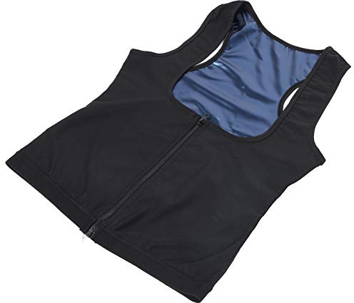 Sauna Suit for Women, Sauna Shirt Sweat Suit Waist Trainer Vest for Man, Heat Trapping Sweat Enhancing Vest Heat Trapping Workout Shirt (L/XL)
