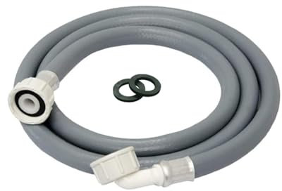 Kippen 5802 - Tuyau de charge flexible pour machine à laver et lave-vaisselle de 200 cm - Raccords avec raccord F/F de 3/4