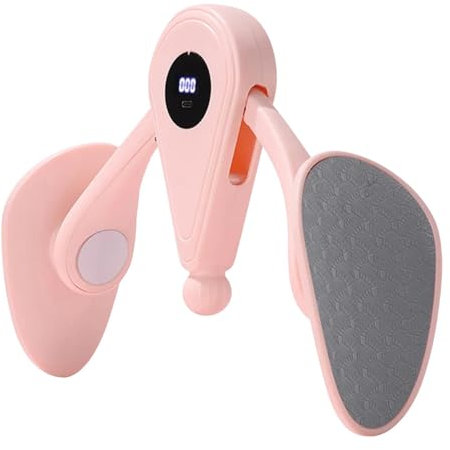 Oberschenkeltrainer, Innerer Oberschenkeltrainer für Frauen, Ergonomisches Design Beckenboden-Trainer, Beintrainer mit Zähler, Heimtrainingsgeräte für Po, Arm, Bein, Innenschenkel