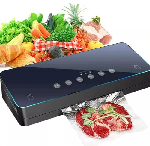 DISHENGZHEN Sellador al vacío, sellador de Alimentos al vacío eléctrico, máquina de envasado para Cocina casera, succión Fuerte, 6 Modos, selladores de Alimentos, máquina de envasado al vacío