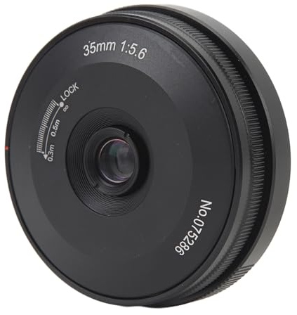 Lente Ultrafina de Enfoque Manual de Fotograma Completo F5.6 de 35 Mm Compatible con Cámaras con Montura L, para SL SL2 CL TL TL2, para Sigma FP, para S1 S1H S1R, Lente