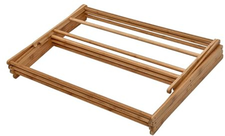 SWOOMEY 1pièce Séchoir à Linge Bambou Porte-Serviettes Pratique pour Maison Et Balcon Rack De Séchage Étagère Multifonctionnelle pour Vêtements Et Serviettes Chocolat