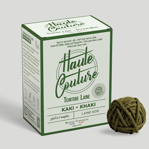 Spezialfarbe Wolle - Khaki - Haute Couture - 300g