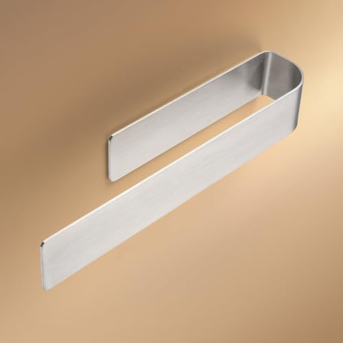 Dvocel Toallero sin Taladro 26 cm Toallero Adhesivo de Acero Inoxidable para Baño y Cocina Plateado