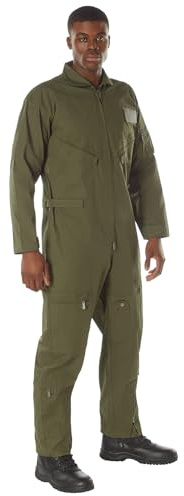 Rothco Flightsuit – Herren Piloten-Overall – Kostüm Cosplay Jumpsuit