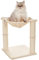 Amazon Basics Cat Tree Tower With Scratching Post And Hammock Bed for Indoor Cat - 16 x 20 x 16 Inches, Beige