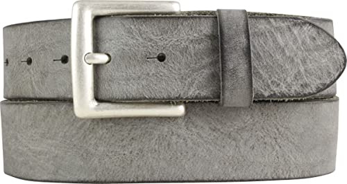 BELTINGER Premium Weicher Vollrindledergürtel, 40 mm breit, Used Look, Jeans & Hosen, Vintage Stil, Made in Italy, Casual und Office