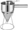 Stainless Steel Pancake Batter Dispenser with Stand,Funnel Cake Dispenser with Stand,Baking Tool for Cupcake, Waffles, Muffin Mix, Crepes, Cake (1200ML)