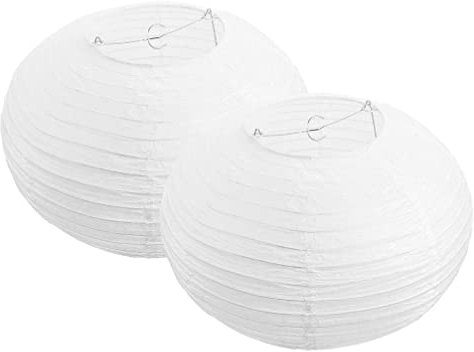 SEWACC Papierlampenschirm Oval 60 Cm 2 Stücke Hängende Papierlaternen Für Kinderzimmer Dekoration Und Feste Stilvolle Lichtabdeckung Für Eine Warme Atmosphäre