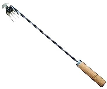 XIAOPINPI Gartenarbeit Hand Unkrautstecher, Unkraut Entferner Gerät, Unkrautjäter, Rasenkantenstecher, Fugenkratzer Mit Stiel, Fugenreiniger Unkraut, Edelstahl Unkrautstecher Gartengeräte (D-50CM)